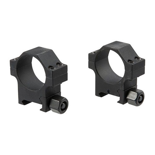 Los anillos tácticos de 30mm de EGW ofrecen una alineación precisa, son de aluminio resistente, con acabado anodizado negro y tornillos de acero para mayor durabilidad.