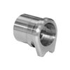 El Carry Bevel Bushing de EGW tiene un diseño angulado que evita el bloqueo del cañón, asegurando un ciclo suave y un ajuste perfecto entre el cañón y el bushing.