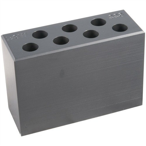 Los 7-HOLE CHAMBER CHECKERS de EGW te ayudan a evitar atascos y fallos, asegurando que tu munición, ya sea de fábrica o recargada, esté dentro de las especificaciones.