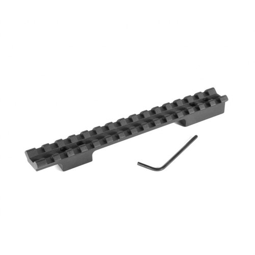 Mejora tu escopeta Mossberg 695 con la base de mira EGW, ligera y resistente, que permite un montaje fácil y rápido de visores Picatinny o Weaver.