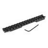 Mejora la precisión de tu rifle Remington 700, 722 o 40X con estas bases de aluminio 6061 T6, ligeras y fáciles de montar, sin taladrar.