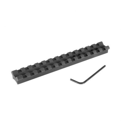 Añade versatilidad a tu escopeta con las bases de mira EGW, fabricadas en aluminio extruido, ligeras y compatibles con anillas Picatinny o Weaver.