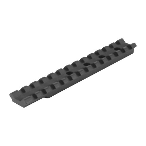 La base Picatinny de EGW para CVA V2 es ligera, compatible con anillas Picatinny/Weaver y no obstruye las miras de fábrica, ideal para cazadores.