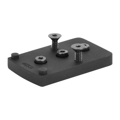 El montura EGW para el Ruger PC Carbine permite instalar fácilmente una mira Trijicon RMR sin modificaciones, hecha de aluminio 7075 con un acabado negro mate.