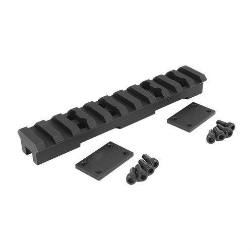 El montaje Picatinny de EGW para Savage Renegauge permite fijar ópticas con flexibilidad, es duradero y fabricado en EE. UU., ideal para cazadores y tiradores tácticos.
