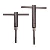 Los STOCKMAKER'S HANDSCREWS de FORSTER son ideales para un ajuste preciso del stock a la acción, con mangos de 3" y tornillos de diferentes longitudes.