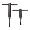 Los STOCKMAKER'S HANDSCREWS de Forster son ideales para un ajuste preciso de la culata a la acción, con mangos de 3" y tornillos que varían según el arma.