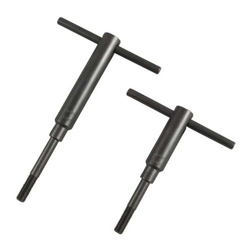 Los STOCKMAKER'S HANDSCREWS de FORSTER son ideales para un ajuste preciso del stock al mecanismo, con mango de 3" y vendidos en pares para mayor comodidad.