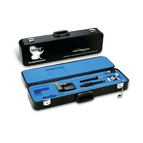 El kit Hawkeye Borescope de 22" incluye un borescope delgado y la potente luz SuperNova, ideal para limpiar cañones con gran visibilidad y precisión.
