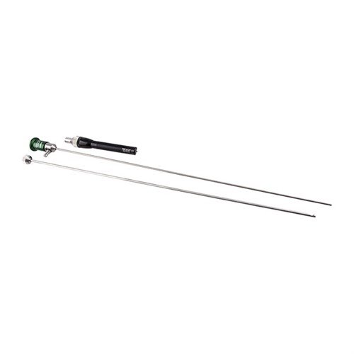El kit AFB incluye un borescope Hawkeye de enfoque ajustable, un tubo espejo para inspeccionar cámaras y puertos de gas, un kit de limpieza y una fuente de luz.