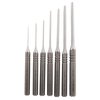 El set de 7 Steel Roll Pin Punches de Grace USA ofrece durabilidad, diseño preciso y variedad de tamaños, ideal para la instalación y extracción de roll pins.