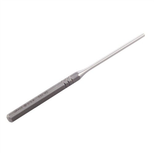 Los punzones de acero Grace USA son duraderos y precisos, ideales para la instalación y extracción de roll pins sin dañar tus armas.