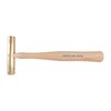 El martillo de latón Grace USA es duradero, con cabezas no marcadoras y mangos ergonómicos de hickory, ideal para trabajos de armero con precisión y comodidad.