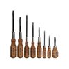 El Set de Destornilladores Grace USA ofrece mangos de madera, puntas endurecidas y shanks cuadrados, garantizando precisión y durabilidad en tu mantenimiento de armas.