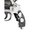 HOGUE RED LASER RUBBER GRIPS, BLACK