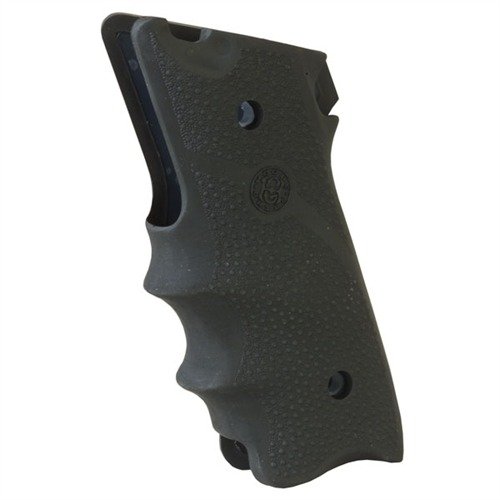 Las empuñaduras de goma HOGUE RUGER® MK II™ mejoran la comodidad y el control del retroceso, ofreciendo un agarre superior y una textura distintiva para mayor precisión.