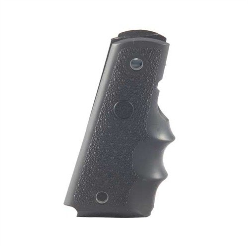 Las empuñaduras HOGUE para 1911 ofrecen un agarre cómodo y seguro, absorbiendo el retroceso y mejorando el control con su diseño en goma y madera.
