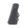 Las empuñaduras HOGUE para 1911 ofrecen un agarre cómodo y seguro, absorbiendo el retroceso y mejorando el control con su diseño en goma y madera.