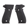 Las empuñaduras HOGUE para SIG P226 ofrecen un diseño ergonómico que absorbe el retroceso y mejora el control, con opciones en goma y madera.