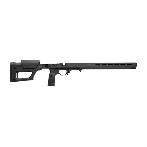 El Pro 700 Lite SA combina ligereza y funcionalidad, con ajuste de altura, LOP y un diseño ergonómico, ideal para mejorar el rendimiento de tu rifle.