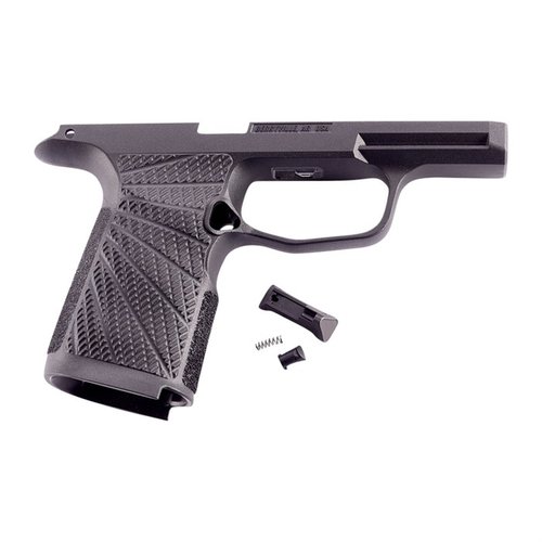 Mejora tu P365/P365 XL con el grip module de Wilson Combat: ergonomía superior, mejor control del retroceso y diseño estilizado para un agarre perfecto.