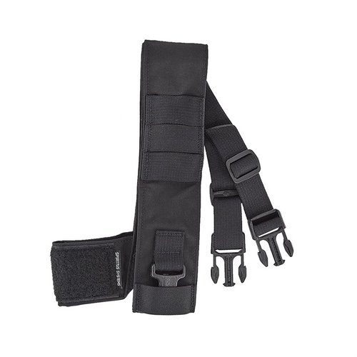 Configura tu equipo con el FAT STRAP de SPIRITUS SYSTEMS: diseño simple, puntos de montaje elásticos y parche de Velcro para personalizar tu rig de Micro Fight.
