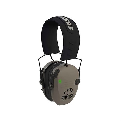 Los auriculares electrónicos Walker's Razor ofrecen una reducción de ruido de 21 dB, compresión de sonido rápida y batería de 40 horas, ¡perfectos para el tiro!