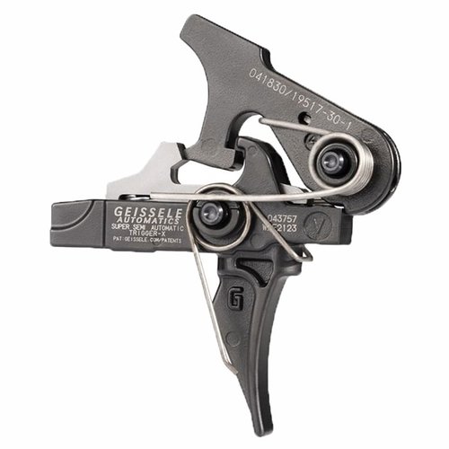 El gatillo SSA-X con Lightning Bow® ofrece control superior, resistencia al desgaste y precisión en disparos, ideal para AR15/AR10 y situaciones CQB.