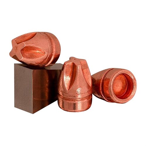 Los proyectiles 9MM XTREME PENETRATOR ofrecen penetración profunda y directa, con una cavidad de herida permanente 2 a 4 veces mayor que los balas convencionales.