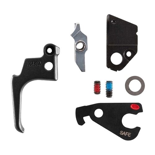 Mejora tu Ruger Mk IV/Mk IV 22/45 con el Apex Action Enhancement Kit: reduce el peso del gatillo a 3 lbs, mejora la precisión y mantiene la seguridad.