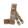 Configura tu Micro Fight Chest Rig con el FAT STRAP, un diseño simple y eficiente que incluye puntos de montaje elásticos y un parche de Velcro para personalización.