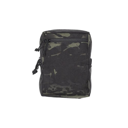 La TALL GP POUCH de Spiritus Systems ofrece gran capacidad, resistencia en 500D Cordura, y es perfecta para almacenar equipo grande como botellas o gafas de visión nocturna.