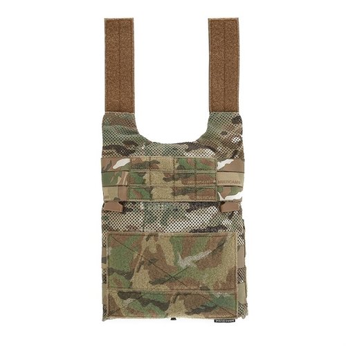 La bolsa frontal OTB OVERT es ligera, resistente al agua y compatible con MOLLE, ideal para operaciones en el mar y se adapta a diferentes placas de protección.