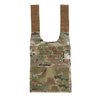 El LV-119 O V E R T Front Plate Bag ofrece integración MOLLE, soporte PTT, y es compatible con placas SAPI, ideal para operaciones de alto perfil.