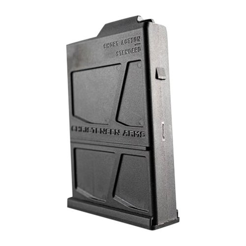 Los cargadores de polímero AICS de Christensen Arms son perfectos para rifles de cerrojo, con capacidad de 5 o 10 disparos, diseño distintivo y gran durabilidad.