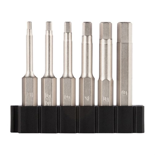 Amplía tu selección de herramientas con los sets de puntas de 2" de FIX IT STICKS, que incluyen hexagonales, Torx y Philips en un práctico soporte.