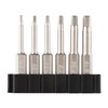 Amplía tu selección de bits con el set de 2" de FIX IT STICKS, que incluye bits métricos, SAE, Torx y Philips/Flat, todos en un práctico soporte de polímero.