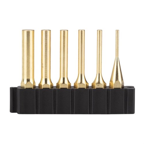 El set de 6 Pin Punches de FIX IT STICKS incluye tamaños desde 1/16” hasta 1/4”, son compatibles con drivers magnéticos y están fabricados en acero sólido.