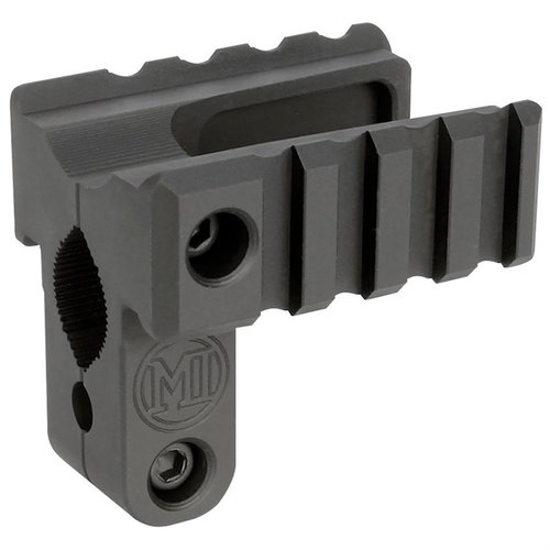 El MI AK Light & Laser Mount es ligero, fácil de instalar y compatible con AK47/AK74, permitiendo acceso a la limpieza y montaje de luz y láser.