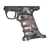Las empuñaduras LAMINATE para Ruger Mark IV 22/45 ofrecen descanso para el pulgar, ranuras para los dedos y un agarre más estable, todo en madera laminada.