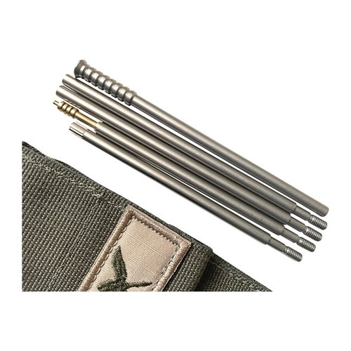 Los CSR son varillas seccionales compactas para AR15/M16, ideales para desatascar casos atascados y fáciles de transportar, con un diseño de acero inoxidable.