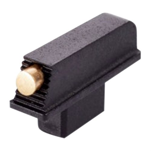 Mejora tu puntería con la mira frontal Snag Free para Colt Python/Anaconda, disponible en fibra óptica o inserto de oro de 10K, perfecta para cualquier luz.