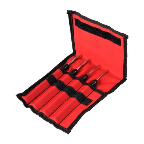 Descubre el AK-47 ROLL PIN SET de THE AR TAKEDOWN, un set completo de punzones de acero con tecnología de impacto sin martillo, ¡perfecto para tus AK-47!