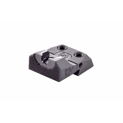 El Tactical Adjustable Battlesight para 1911 permite ajustes rápidos de elevación, es resistente, tiene un diseño antirreflejos y es ideal para condiciones de poca luz.