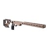 El chasis Solus Competition para Remington 700 SA ofrece ajuste modular, ergonomía superior y compatibilidad con M-LOK y Arca, garantizando precisión y personalización.