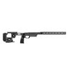El chasis Solus Competition para Remington 700 SA ofrece ajuste ergonómico, compatibilidad M-LOK y Arca, y múltiples opciones de personalización para un rendimiento superior.