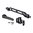 JMAC CUSTOMS AB-9R WITH FOLDING BUTTPLATE & JMAC 1913 FOLDING MECH BLACK