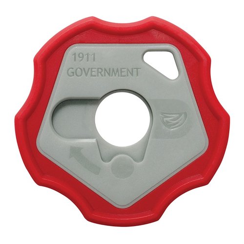 Con la 1911 SMART WRENCH, desmontar tu 1911 es pan comido: presiona y gira sin preocuparte por el resorte. Diseño innovador que atrapa el recoil spring plug.
