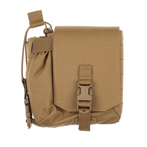 El Mutant Pouch es una solución de almacenamiento versátil, con dos compartimentos, cierre doble y compatible con radios y accesorios, ideal para cualquier misión.