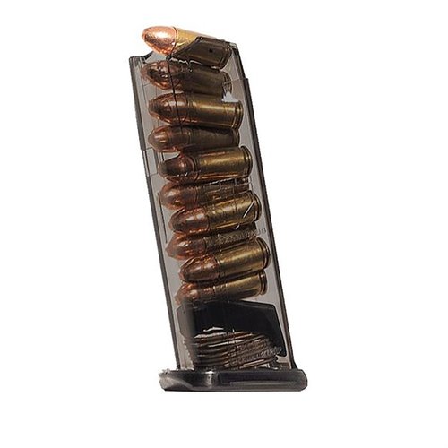 Los cargadores 9mm para Glock® 43X/48 son resistentes, fáciles de desarmar y permiten ver la cantidad de munición. ¡Disfruta de su garantía de por vida!